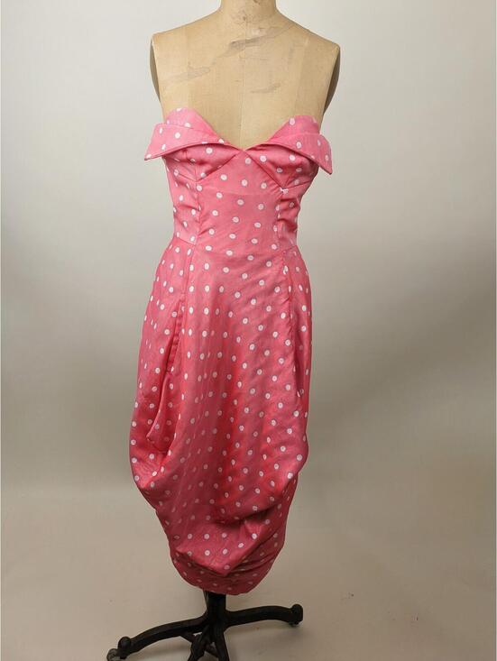 Vivienne Westwood Dresses & Skirts - 2010's vivienne westwood red label pink polka dot corset dress